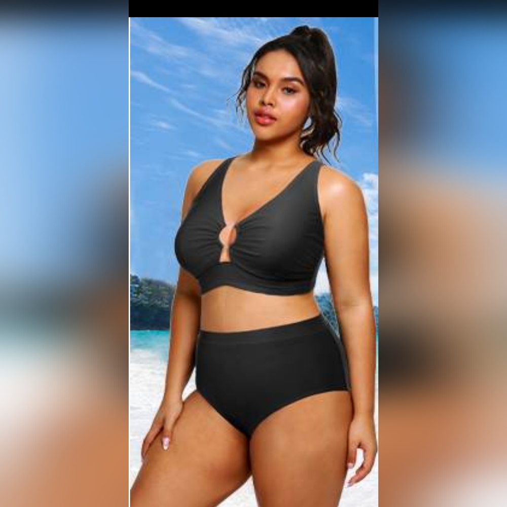 Elegant Black Bikini Set for Women